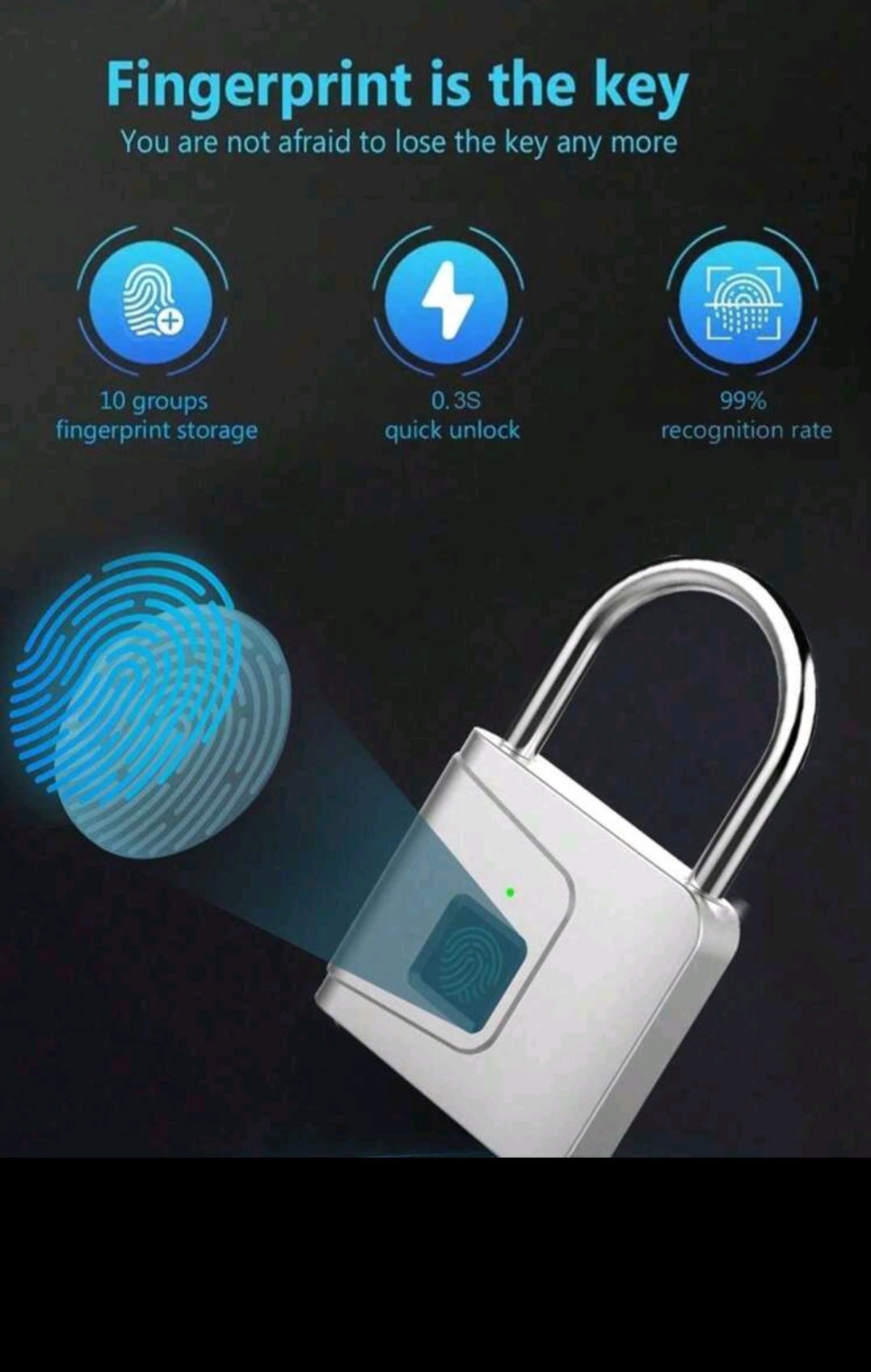 Finger Print Smart Padlock